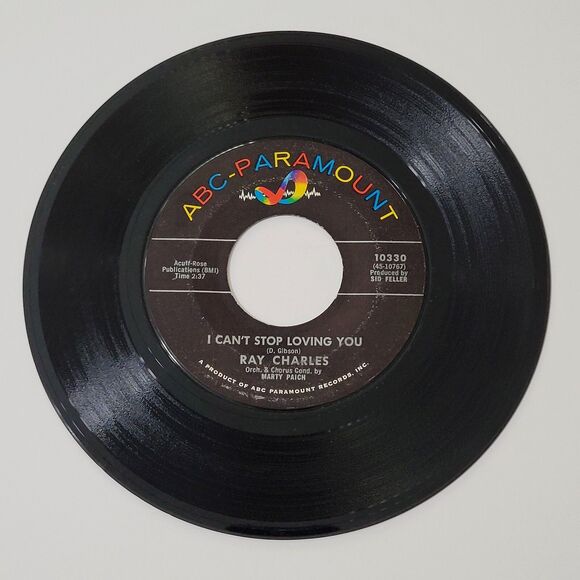 Ray Charles I Can't Stop Loving You / Born To Lose 45 RPM Vinyl VG Soul '62 - Picture 2 of 4